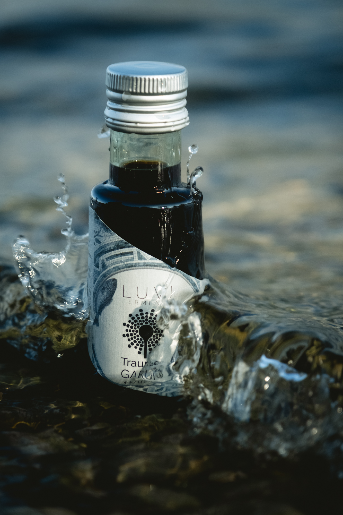 Traunsee Garum im Wasser