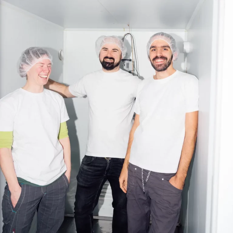 Christine, Lukas und Viktor: das LUVI Team